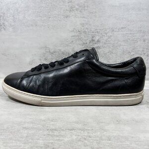 Oliver Cabell Low 1 Leather Lace Up Sneakers - Men's Size EU 44 / US 11 - Black